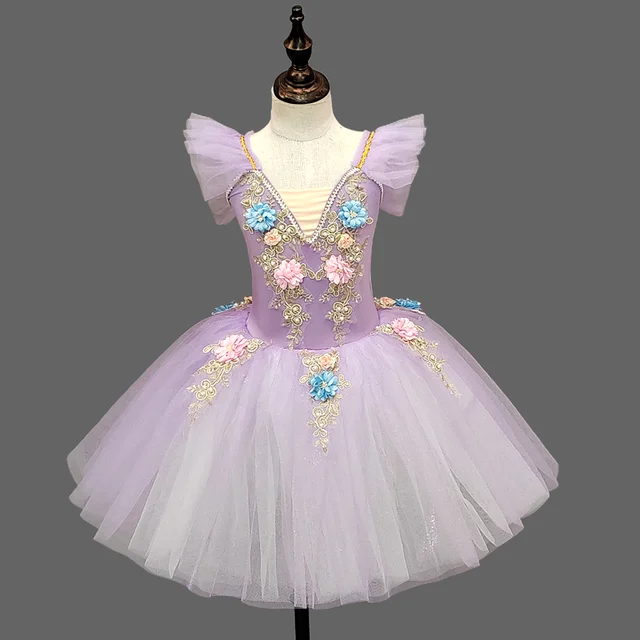 Girls Ballet Dress - Princess style with tulle skirt