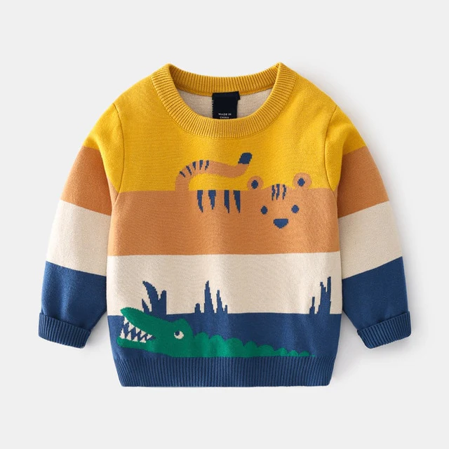 Designer Looks - Boys Knitted Sweater, 1-8T Toddler
