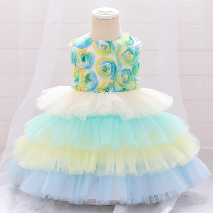 Liana - Baby Girl Birthday Party Dress | Princess Dress Baby Girl