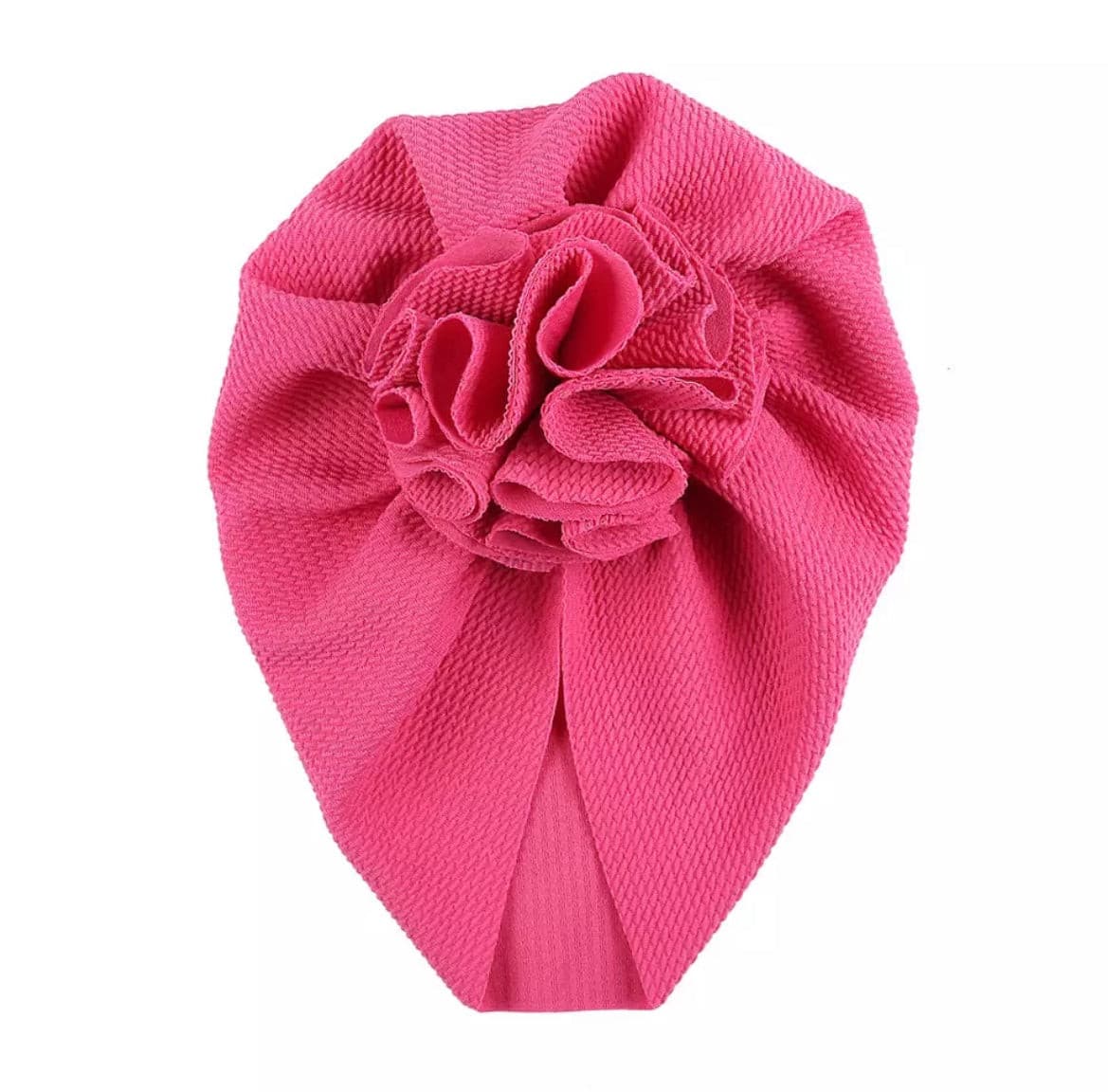 Ruched Flower Turban