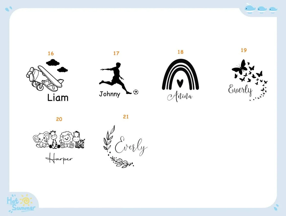 Personalised Night Light - Nursery Name Light