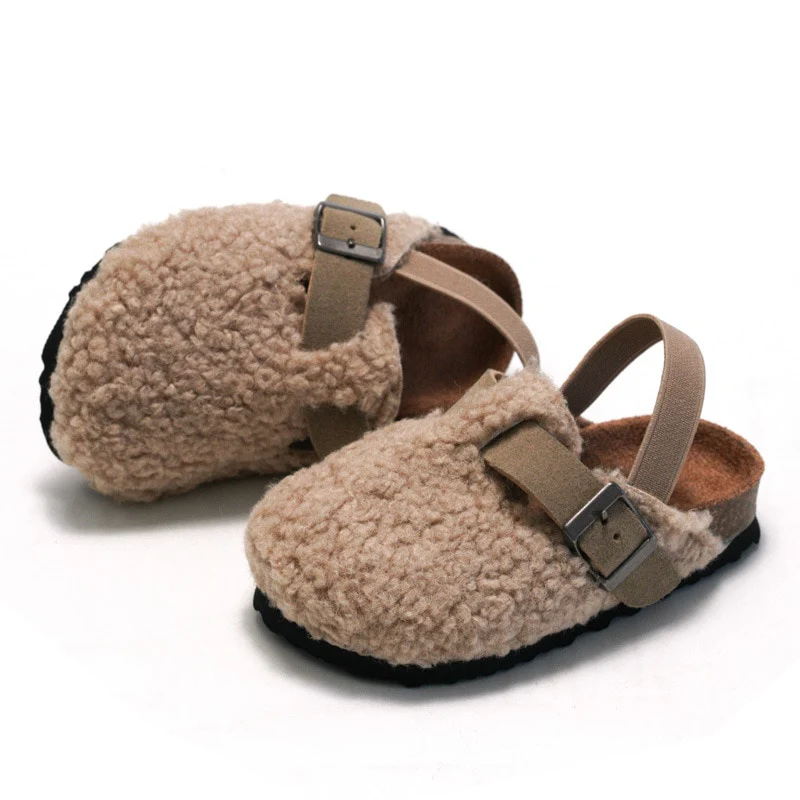 Kids Fuzzy Slides - Fuzzy Slippers