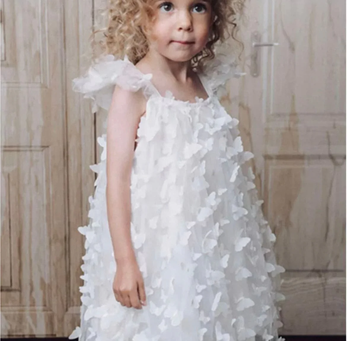 3D Butterfly Dress - Snow White