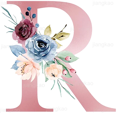 Personalised Pillow Cases Custom Initial Flower with Name Cushion Cover