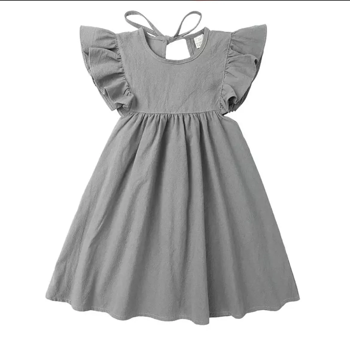 Rosie Ruffle Dress - Sage Green