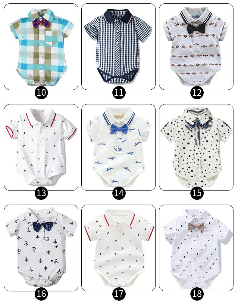 Newborn Boys Bodysuit with Bow Tie , Newborn Boys Shirt with Bowtie