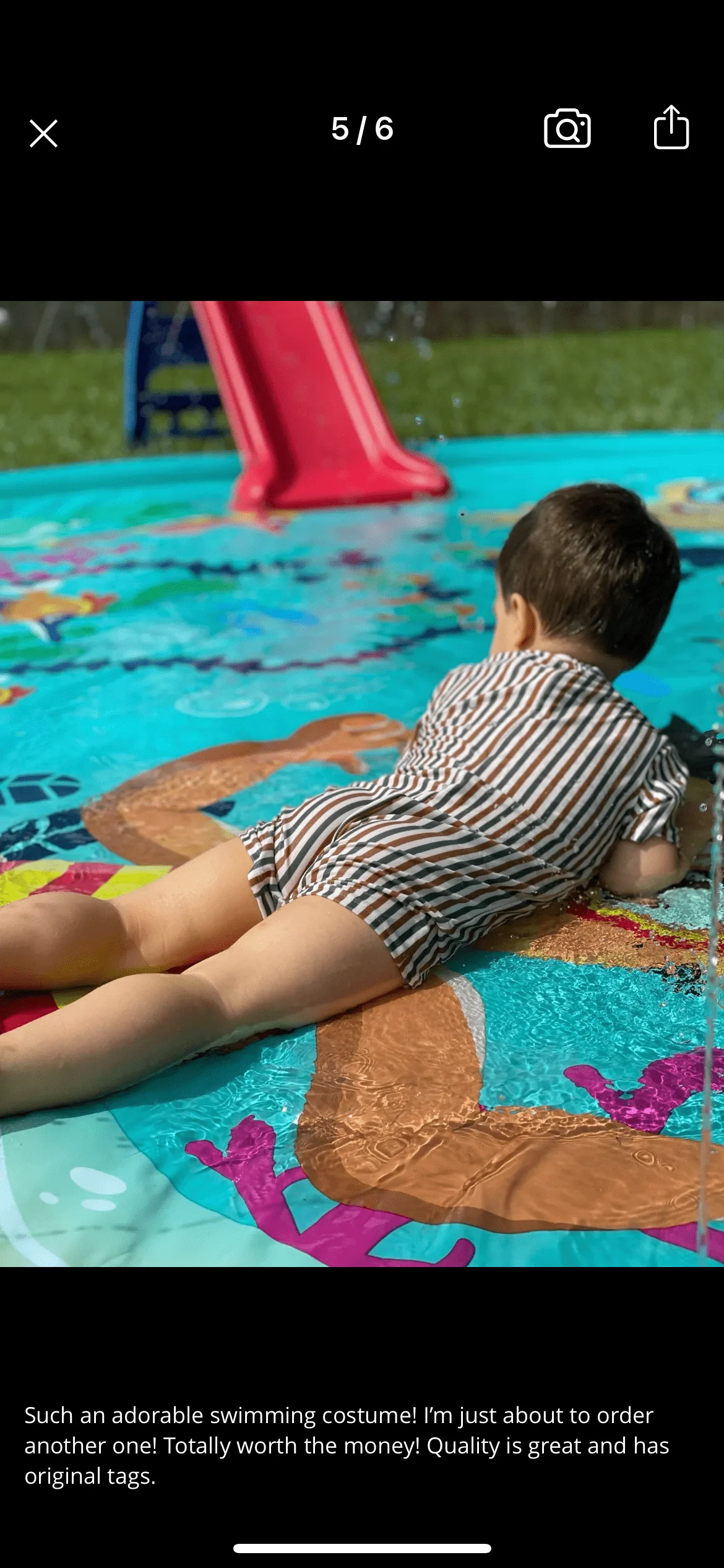 Boys Swimwear/ Unisex Swimwear- Boho Stripes Print