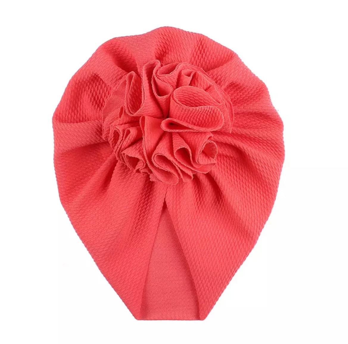 Ruched Flower Turban