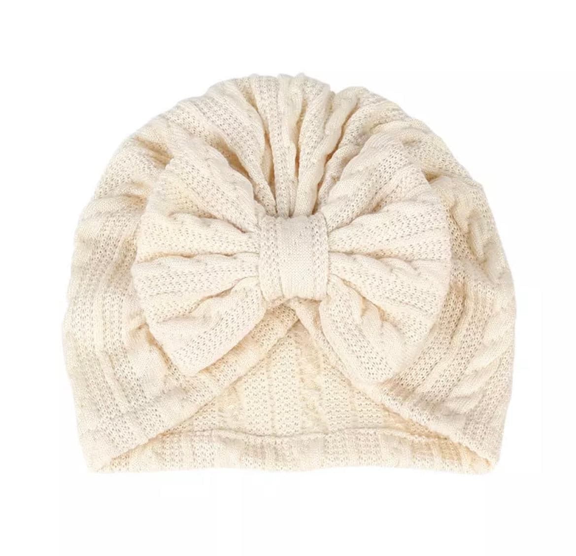Waffle Stretchy Bow Knot Turban