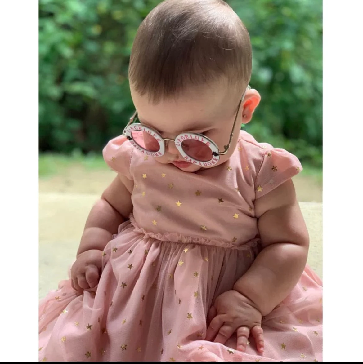 Pink Designer Look Sunglasses for Toddlers