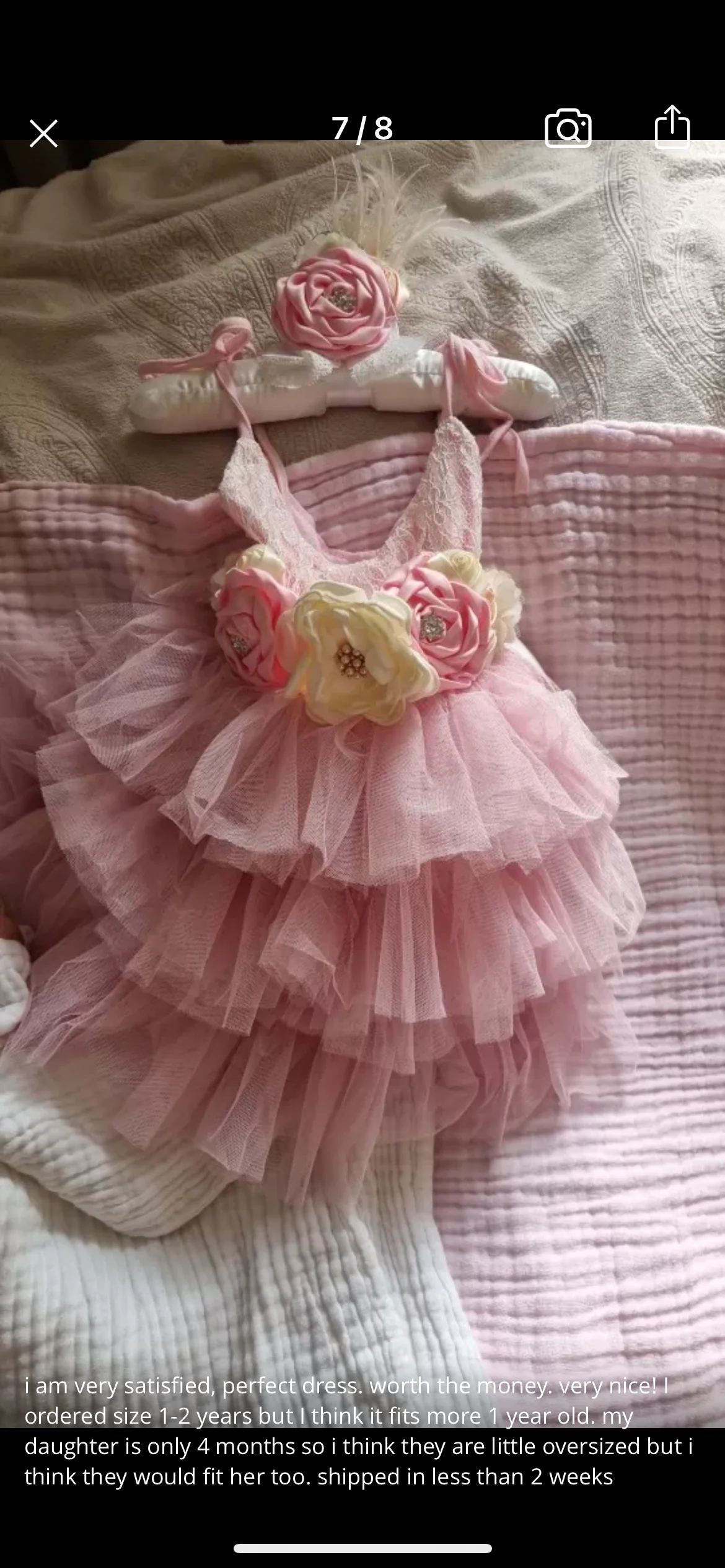 Delilah - Princess Lace & Tulle Dress with Floral Sash + Headband  - Pink & Ivory