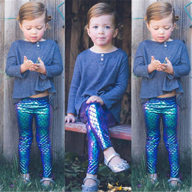 Toddler Girl Mermaid Leggings