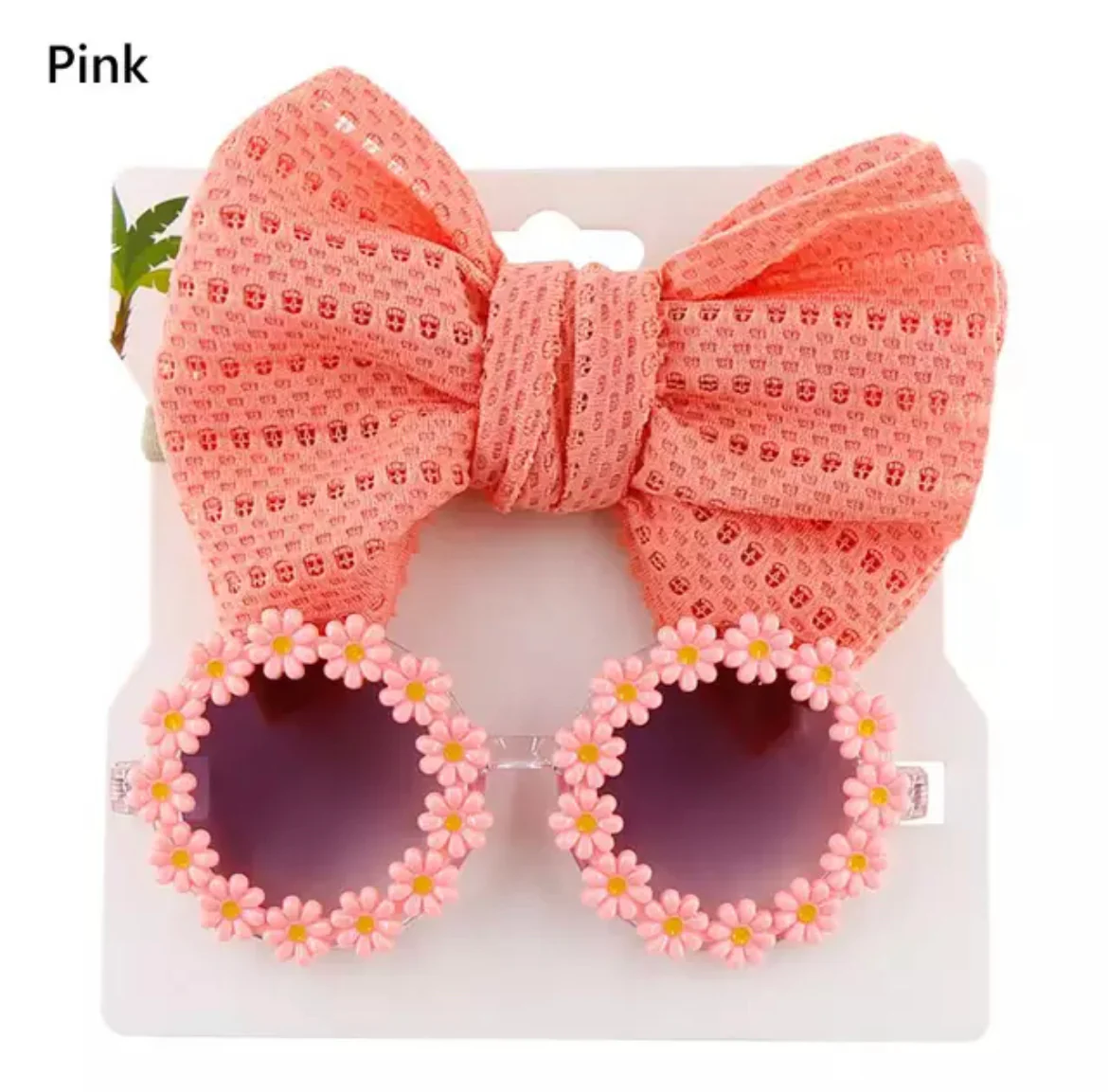 Daisy Sunglasses & Headband Bow Set