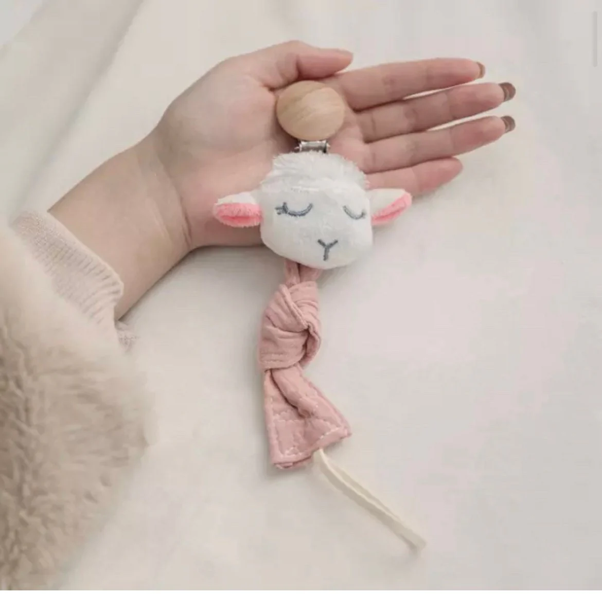 Baby dummy clip with Soft Toy