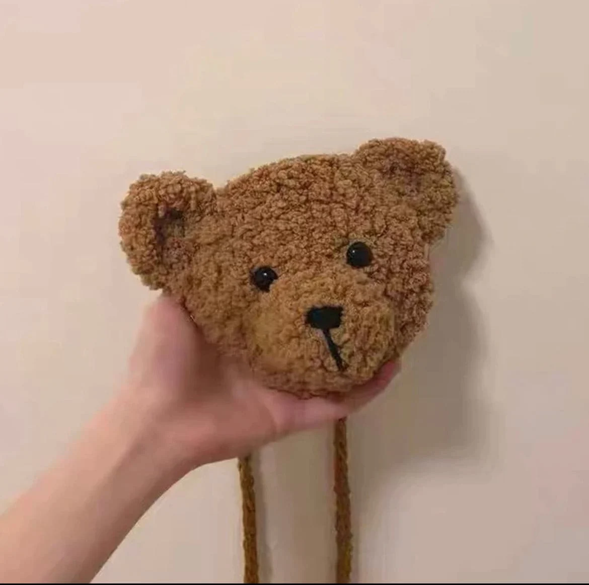 Fuzzy Bear Kids Crossbody bag - Little Girls Teddy Purse Bag