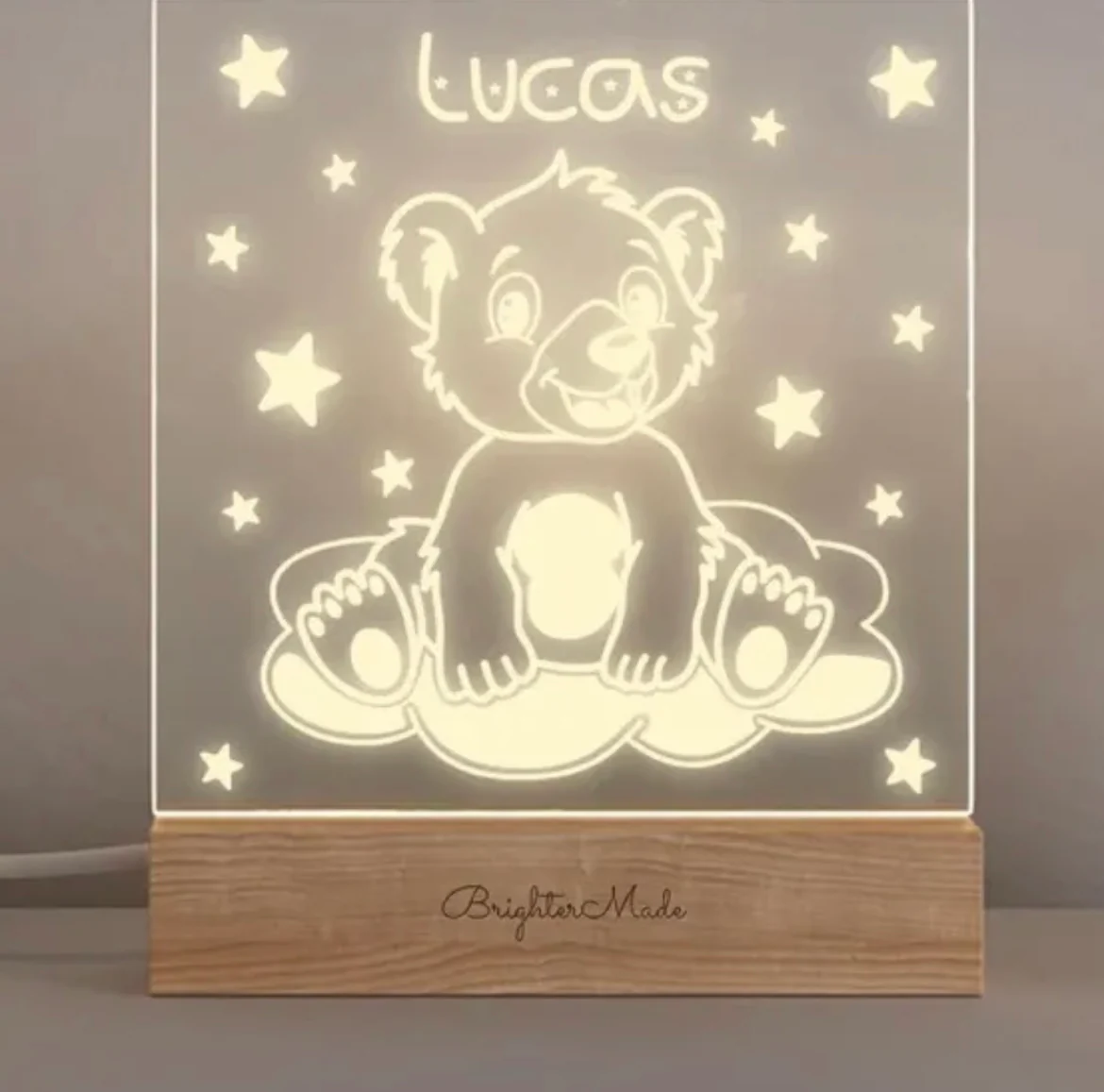 Personalised Night Light - Nursery Name Light