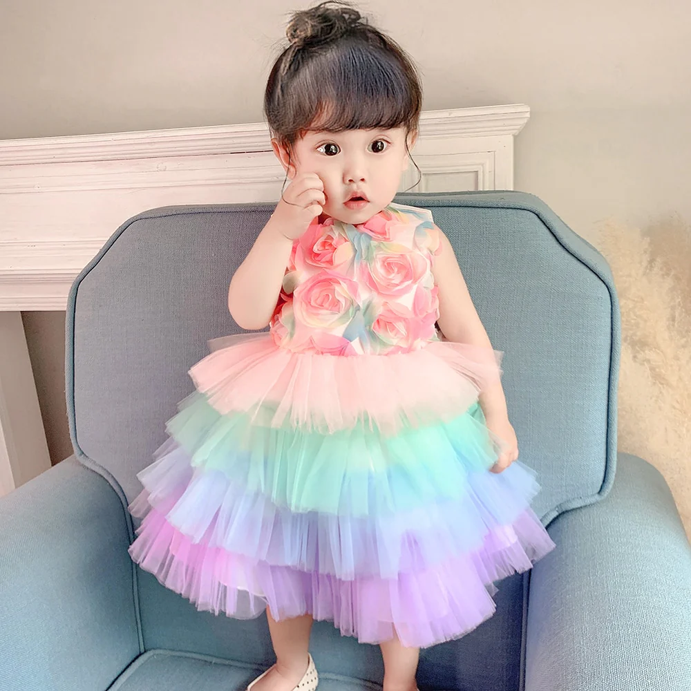 Liana - Baby Girl Birthday Party Dress | Princess Dress Baby Girl
