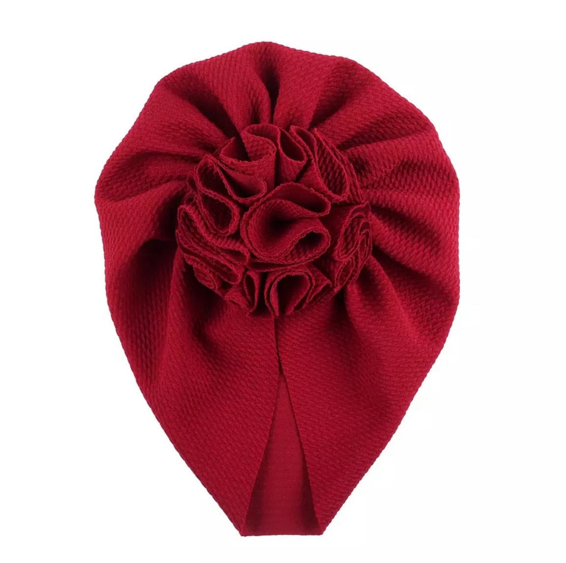 Ruched Flower Turban