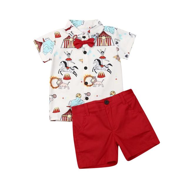 Baby Boy Gentleman Outfit | Boys Summer Sets