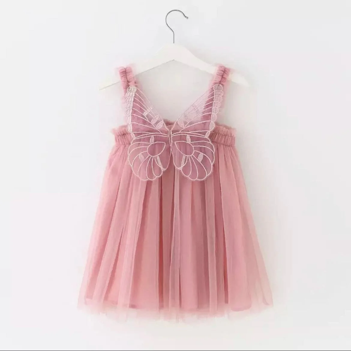 Tinkerbell - Butterfly Wing Dress , Tulle Dress Baby to Toddler