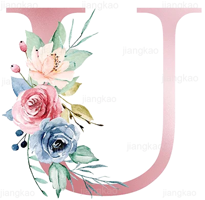 Personalised Pillow Cases Custom Initial Flower with Name Cushion Cover