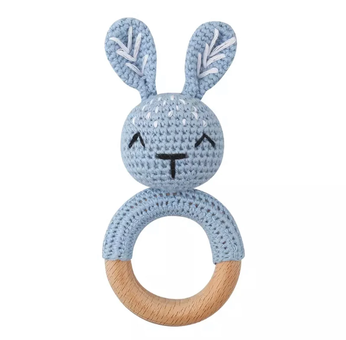 Crochet Baby Bunny Rattle