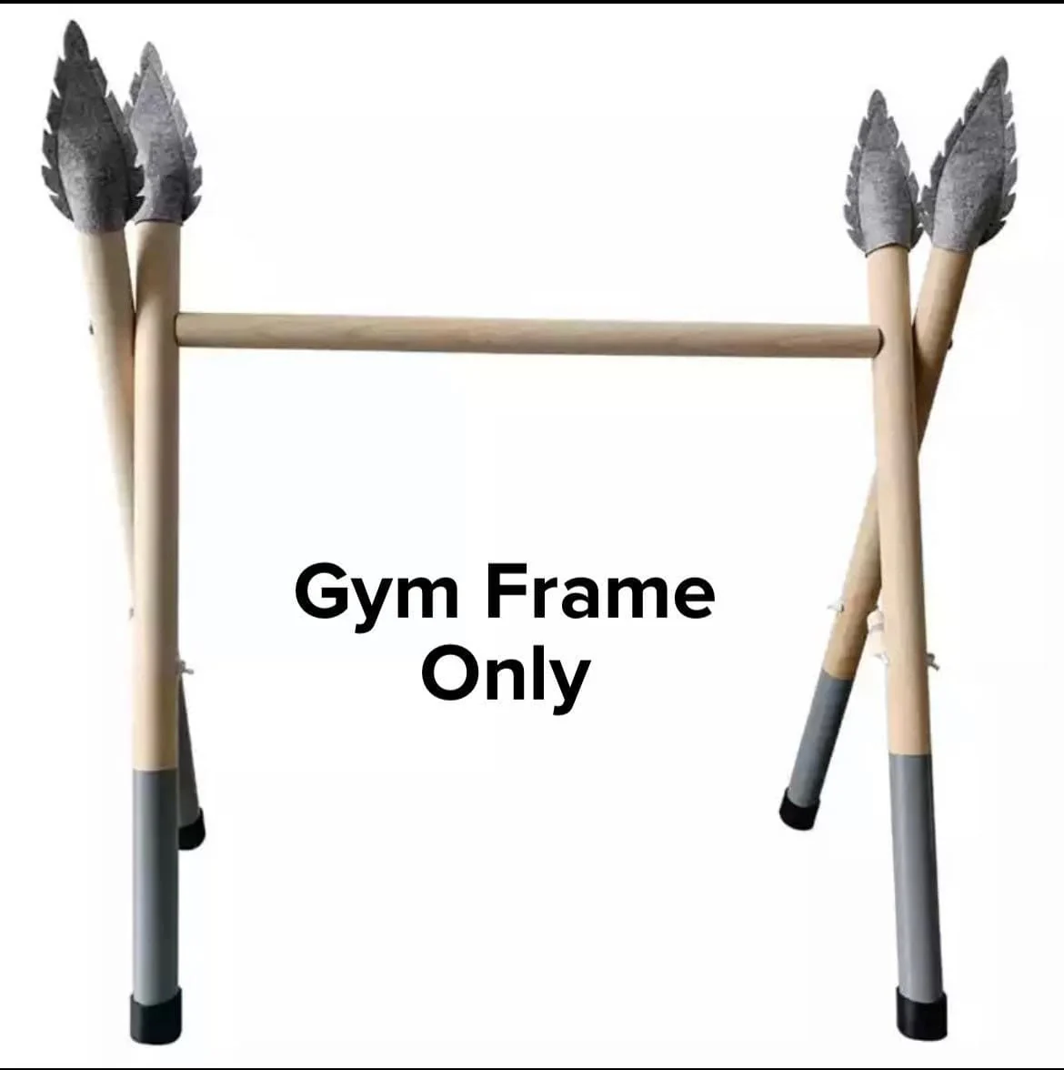 Wood Baby Gym Frame & Toys Set