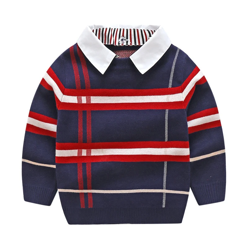 Designer Looks - Boys Knitted Sweater, 1-8T Toddler