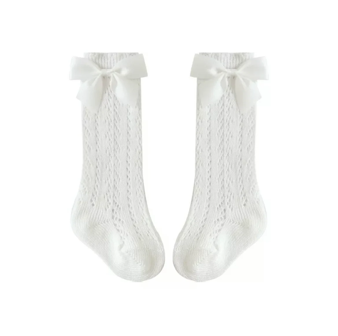 Crochet Girls Socks - Spanish Style Girls Socks - White