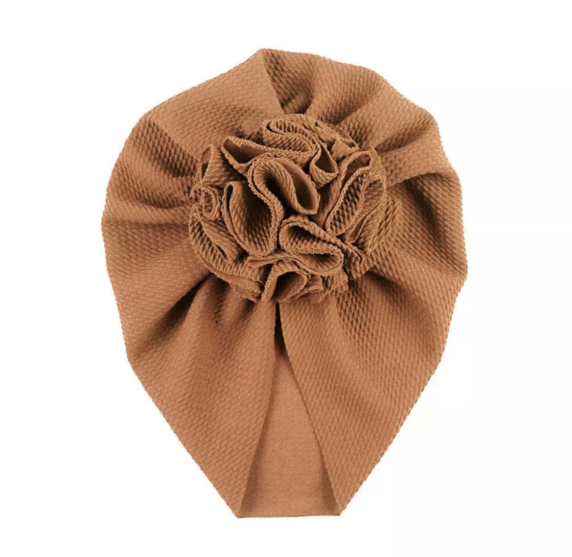 Ruched Flower Turban