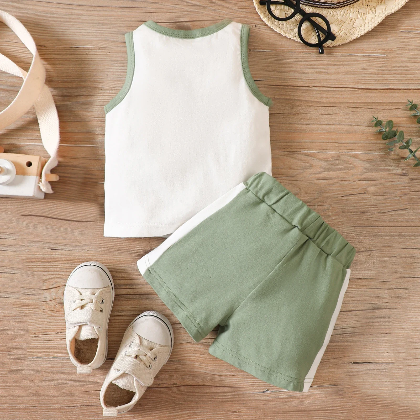 Western Baby Boys Singlet & Shorts Clothes Sets 2pc