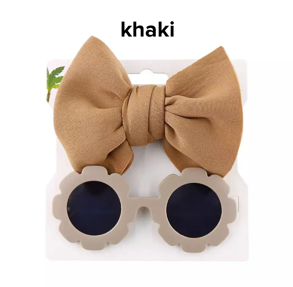 Daisy Sunglasses & Headband Bow Set