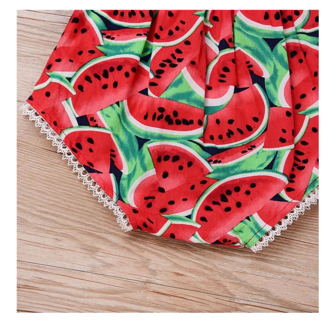 Watermelon Romper with Headband