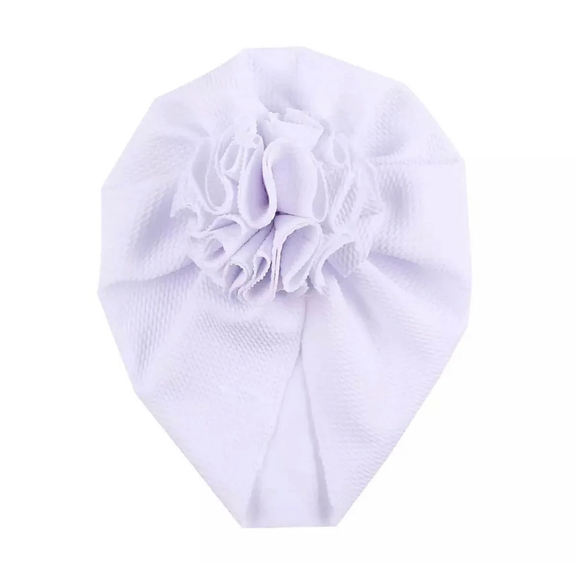 Ruched Flower Turban