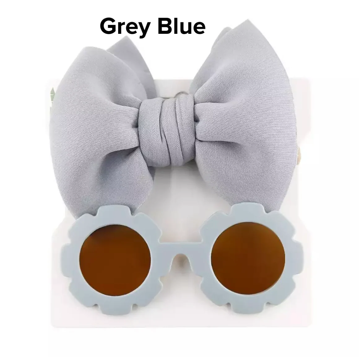 Daisy Sunglasses & Headband Bow Set