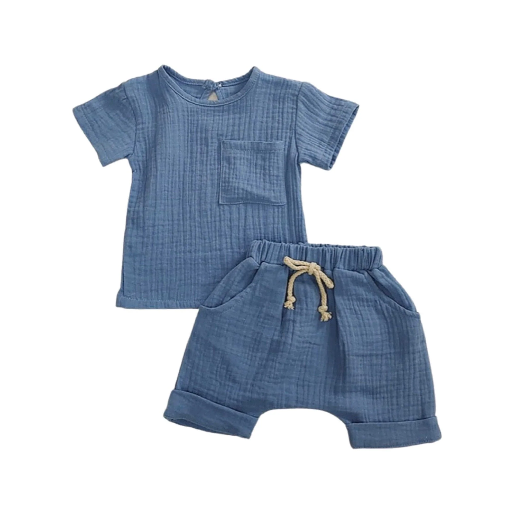 Sunny Set - Organic Cotton Baby Clothes Set - Summer Set Casual