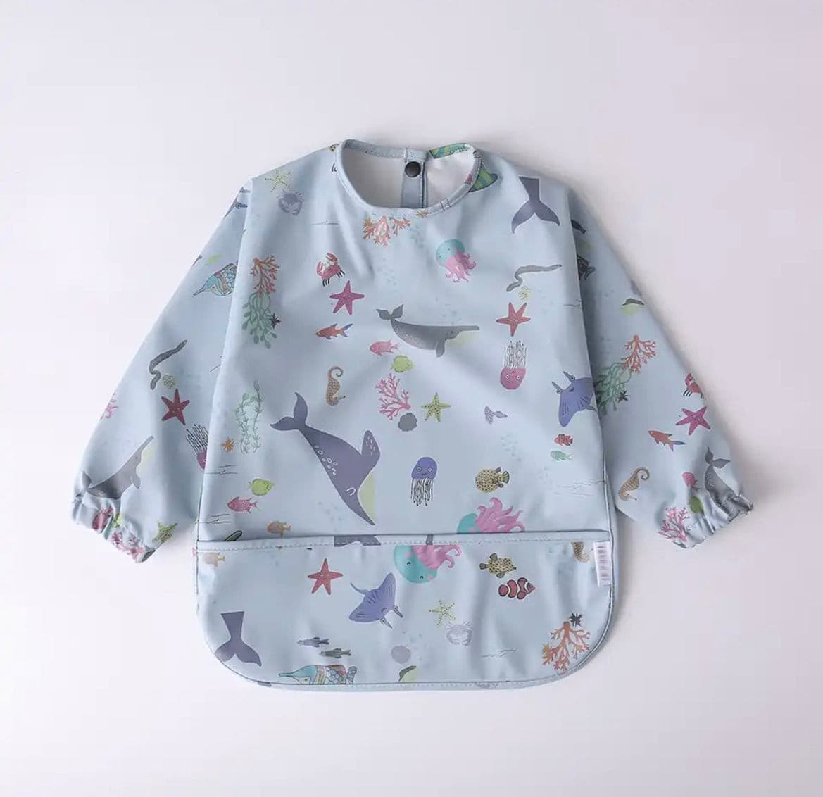 Ocean Fun - Toddler & Baby Long Sleeve Waterproof Apron Smock Bib