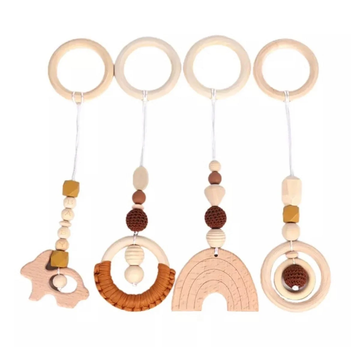 Wood Baby Montessori Gym & Toys