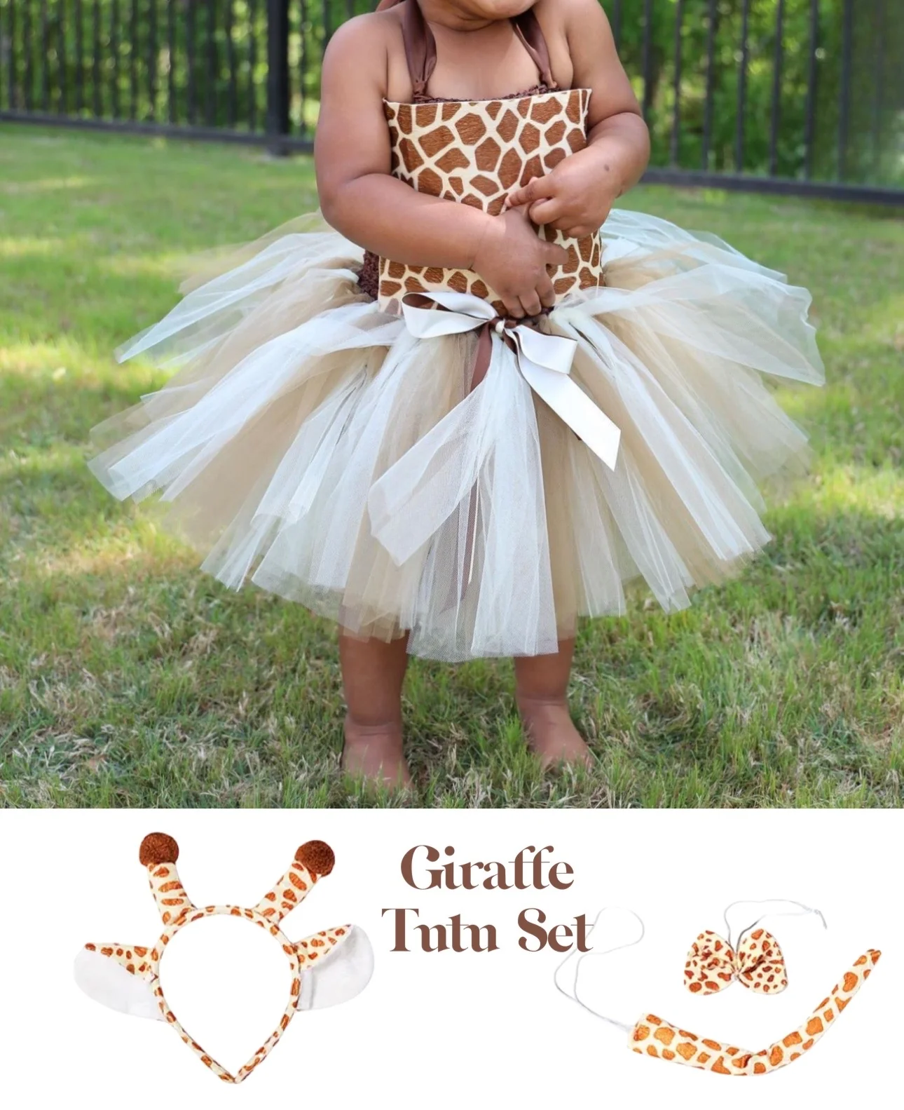 Safari Costume - Giraffe Tutu Set