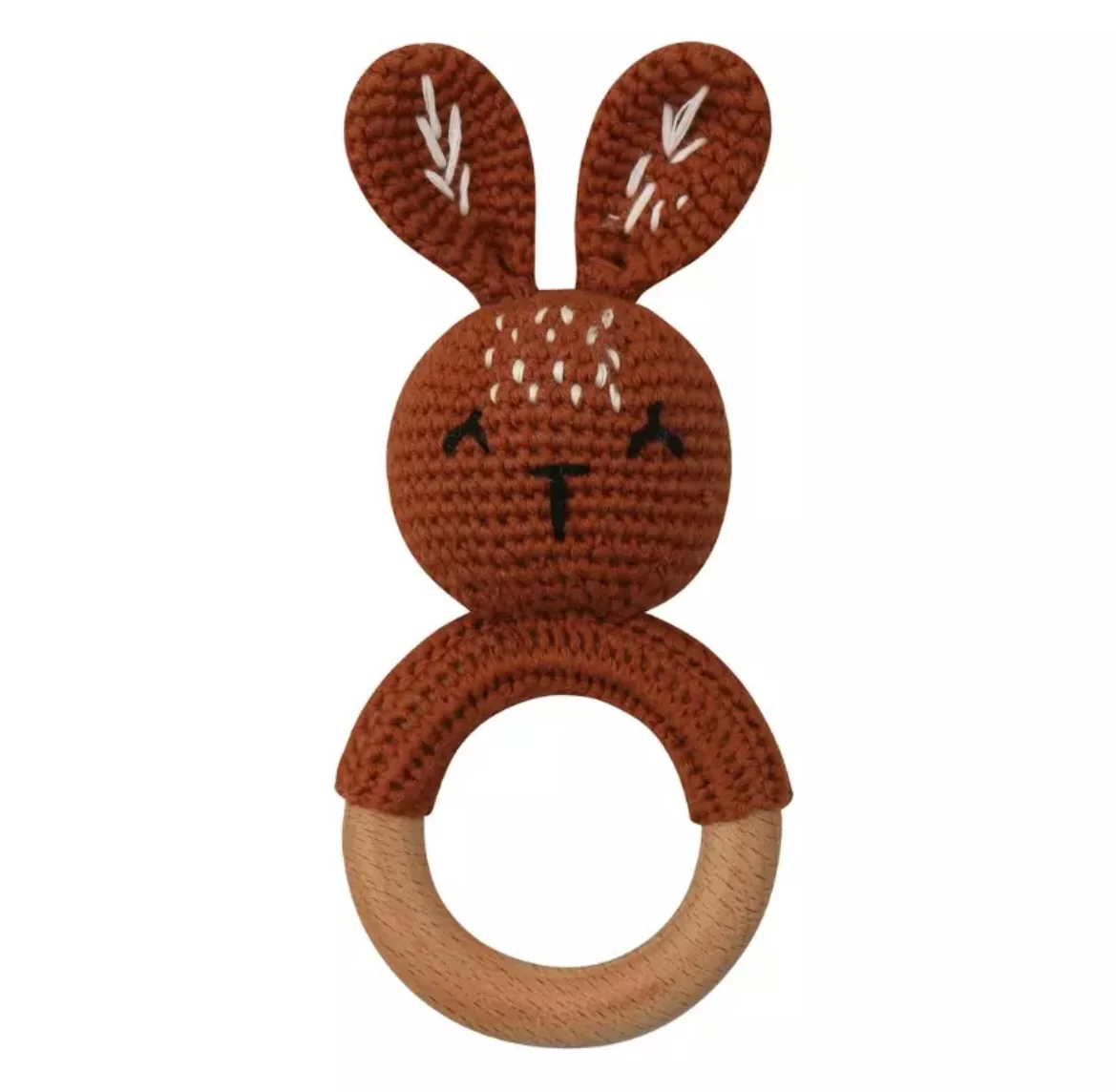 Crochet Baby Bunny Rattle