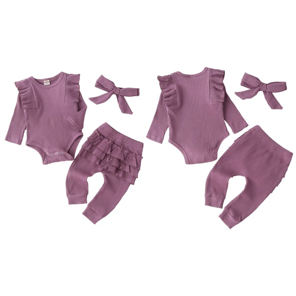 Girls Ruffle Tracksuit Set