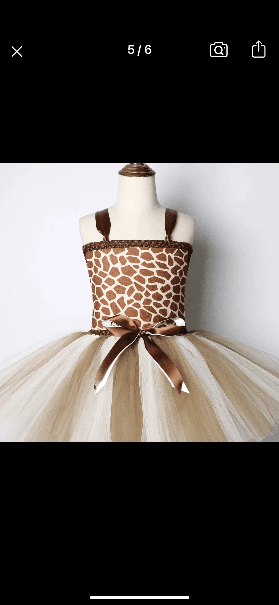 Safari Costume - Giraffe Tutu Set