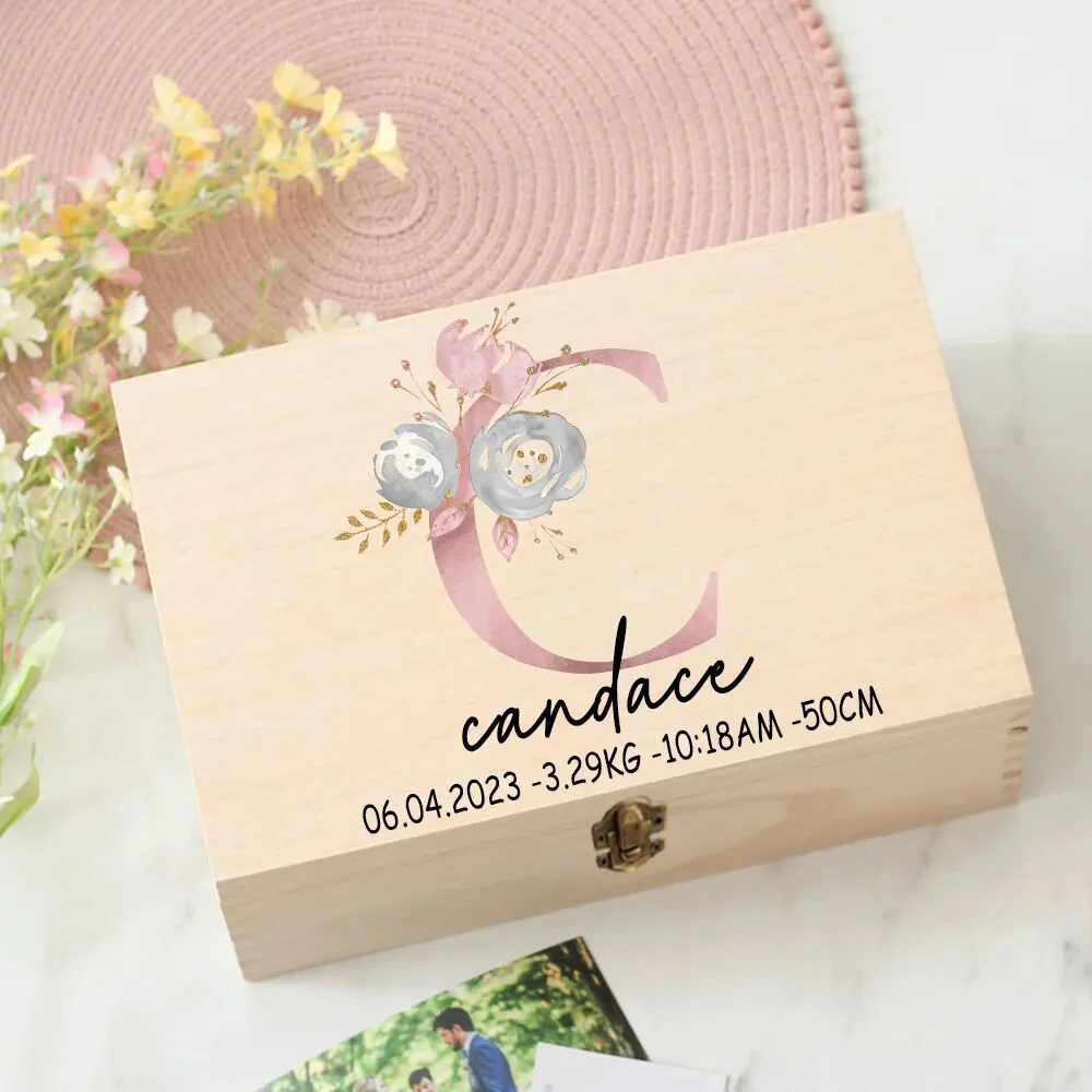 Personalised Baby Gift Keepsake Memory Box