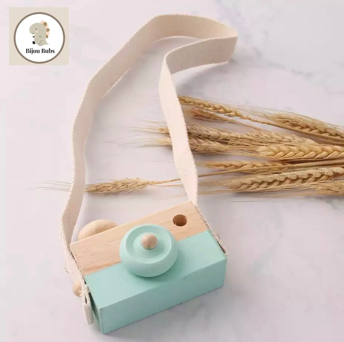 Wood Baby Toy Camera - Baby Camera Toy- Wood Play Camera Toys , Wooden play toys,  Natural wooden Montessori toys,