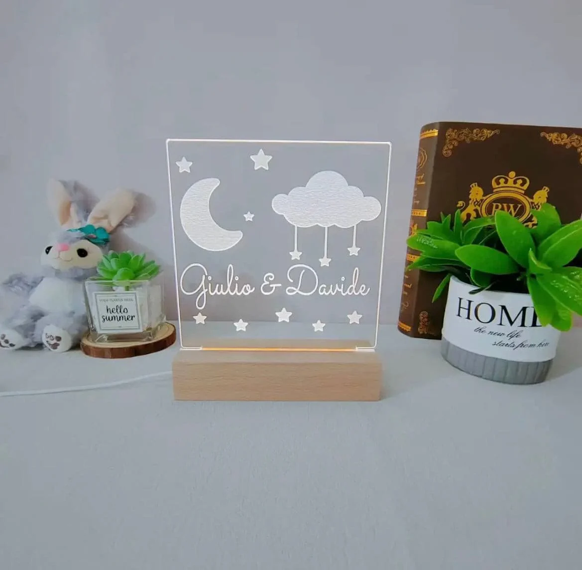 Personalised Night Light - Nursery Name Light