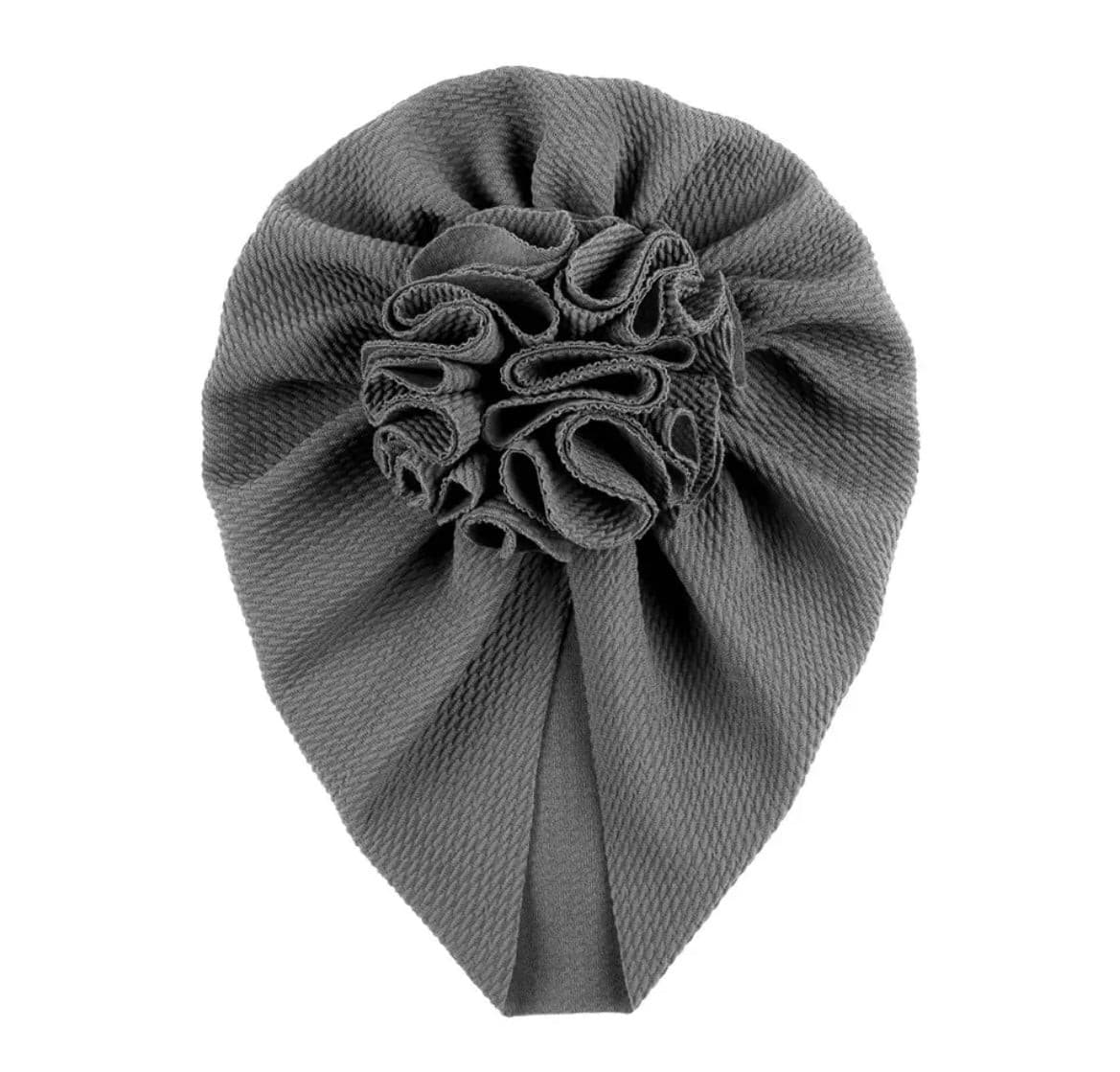 Ruched Flower Turban