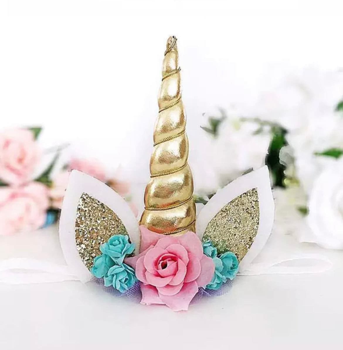 Glitter Unicorn Dress First Birthday Tutu Dress with Crown