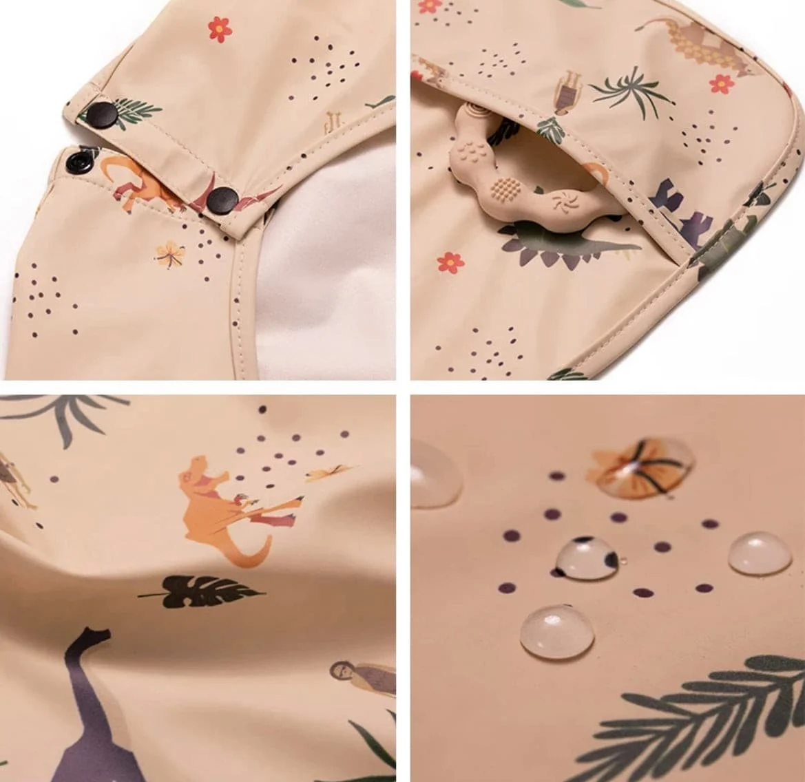 Desert Rain - Toddler & Baby Long Sleeve Waterproof Apron Smock Bib
