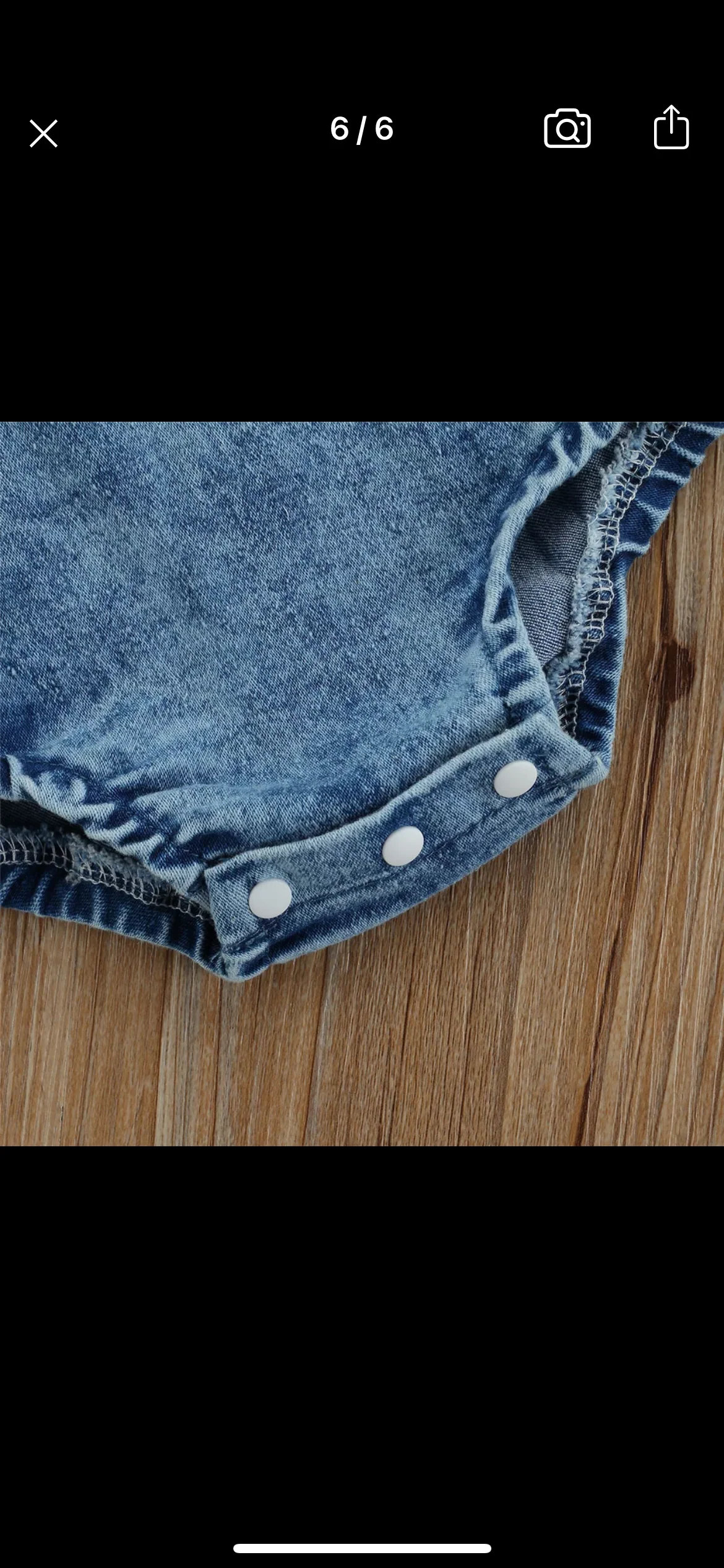 Denim Rainbow Ruffles Romper with Headband