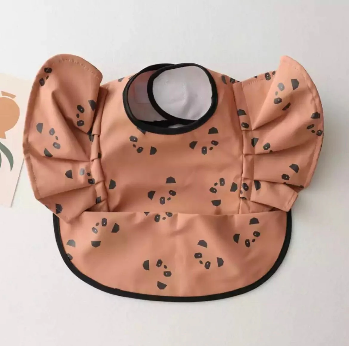 Waterproof Spill Baby Bib with Frills
